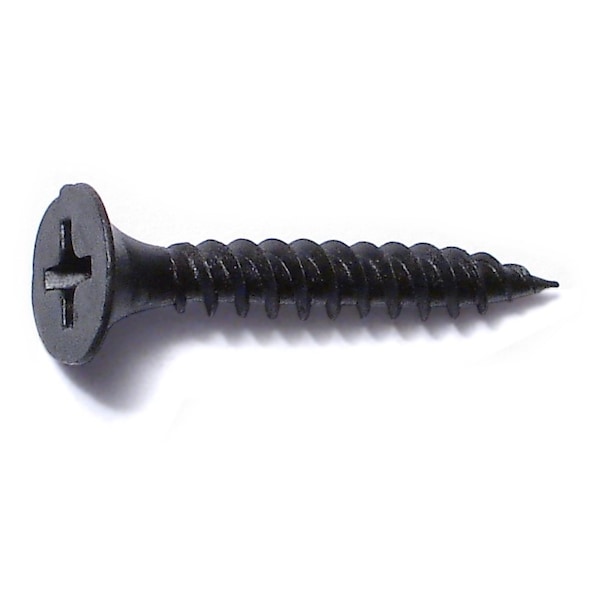 Buildright Drywall Screw, #6 x 1 in, Steel, Flat Head Phillips Drive 53970 - main